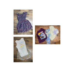 New Mix Kids Matching Sets - Purple, White, Blue